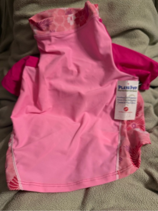Other - Play Pup Pink Floral Dog Rash Guard